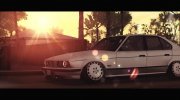 1995 BMW E34 525i Stance для GTA San Andreas миниатюра 8