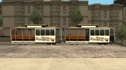 Tram with the logo of the website gamemodding.net  миниатюра 6