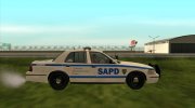 Ford Crown Victoria SAPD para GTA San Andreas miniatura 4