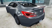 Hyundai Genesis Coupe 2013 для GTA 4 миниатюра 3
