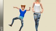 Cartoons Leggings for Sims 4 miniature 5