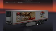 Скин Pizza Hut для прицепа для Euro Truck Simulator 2 миниатюра 1
