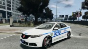 Honda Accord Type R NYPD (City Patro 1950l) для GTA 4 миниатюра 1
