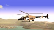 Bell 407 SAPD для GTA San Andreas миниатюра 1
