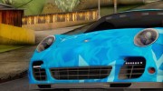 Porsche 911 Turbo Blue Star для GTA San Andreas миниатюра 10