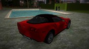 Chevrolet Corvette ZR1 Black Revel for GTA Vice City miniature 3