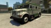 Navistar International 4700 Bank Armored Truck para GTA 4 miniatura 1