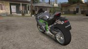 2019 Kawasaki Ninja H2 для GTA San Andreas миниатюра 2