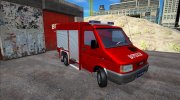 Zastava Daily 35 Vatrogasna Kola (Firetruck) для GTA San Andreas миниатюра 2