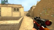 Orange awp w/ laser by_GB for Counter-Strike Source miniature 1