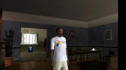 Фирменная футболка Gamemodding.net (новогодняя версия) para GTA San Andreas miniatura 4