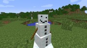 Снеговик без тыквы на голове для Minecraft миниатюра 2