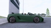 Lamborghini Gallardo Spyder para GTA San Andreas miniatura 4