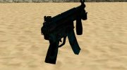MP5K Black Blue Abstract for GTA San Andreas miniature 5