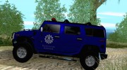 THW Hummer H2 для GTA San Andreas миниатюра 2