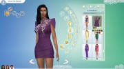 Платье Madlen Lucia Dress для Sims 4 миниатюра 3