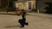 AK47 Gold Dragon para GTA San Andreas miniatura 2