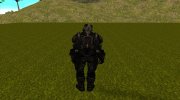 Шепард в N7 Защитник и в шлеме Разведчик из Mass Effect 3 para GTA San Andreas miniatura 4