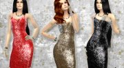 Sansilvestro Dresses para Sims 4 miniatura 2