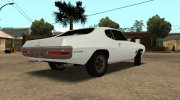 1971 Pontiac Lemans Hardtop Coupe для GTA San Andreas миниатюра 2