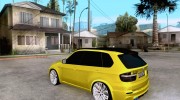 BMW X5M Gold Smotra v2.0 para GTA San Andreas miniatura 3