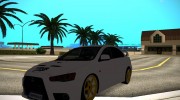 Mitsubishi Lancer Evolution X para GTA San Andreas miniatura 1