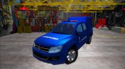 Volkswagen Amarok Turkish Gendarmerie Vehicle for GTA San Andreas miniature 2