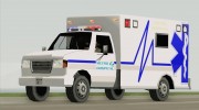Ambulance - Metro Hospital для GTA San Andreas миниатюра 2