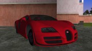 Bugatti Veyron Grand Sport Vitesse для GTA Vice City миниатюра 2