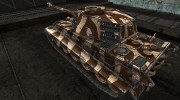 Шкурка для PzKpfw VIB Tiger II коричневый for World Of Tanks miniature 3