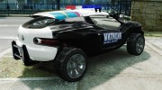 VW Concept T Police для GTA 4 миниатюра 5