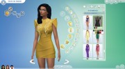 Платье Madlen Lucia Dress для Sims 4 миниатюра 6