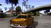 Checker Marathon Yellow CAB for GTA San Andreas miniature 4