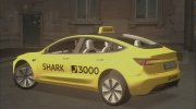 Tesla Model 3 Shark Taxi for GTA San Andreas miniature 2