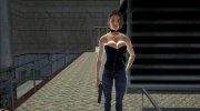 Jill Valentine Sexy Corset para GTA San Andreas miniatura 3