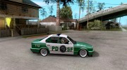 BMW 535i E34 Police для GTA San Andreas миниатюра 5