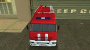 КамАЗ 6520 Пожарный АЦ-40 для GTA Vice City миниатюра 4