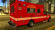 GTA V Vapid Sadler Ambulance para GTA San Andreas miniatura 2