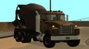 1992 Mack RD690 Cement Mixer Truck IVF для GTA San Andreas миниатюра 1