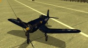Aereo Corsair F4U1D для GTA San Andreas миниатюра 1