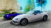 2016 Mazda MX-5 Miata для GTA San Andreas миниатюра 1