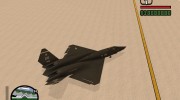 YF-23 BlackWidow para GTA San Andreas miniatura 6
