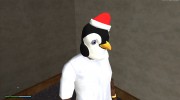 Маска пингвинёнка HD из GTA ONLINE para GTA San Andreas miniatura 5