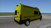 Fiat Ducato 2014 Light - Скорая помощь para GTA San Andreas miniatura 2