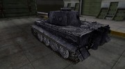 Темный скин для PzKpfw VI Tiger для World Of Tanks миниатюра 3