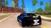 Ford Shelby GT500 для GTA San Andreas миниатюра 3