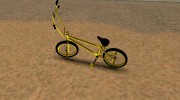 Yellow BMX для GTA San Andreas миниатюра 2