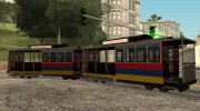 Tram, painted in the colors of the flag v.4 by Vexillum  miniature 3