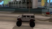 Hummer H2 MONSTER для GTA San Andreas миниатюра 2