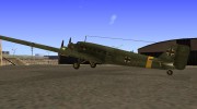 Junkers Ju-52 для GTA San Andreas миниатюра 3